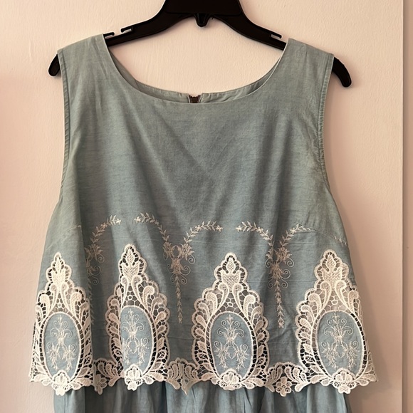 Light blue Maison Jules dress - Picture 2 of 5